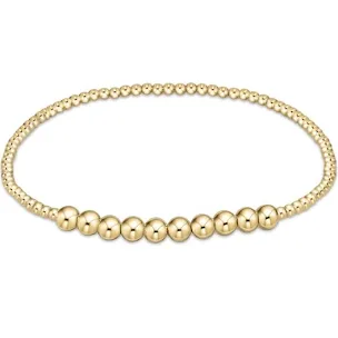 enewton classic gold beaded bliss 2mm bead bracelet-4mm gold