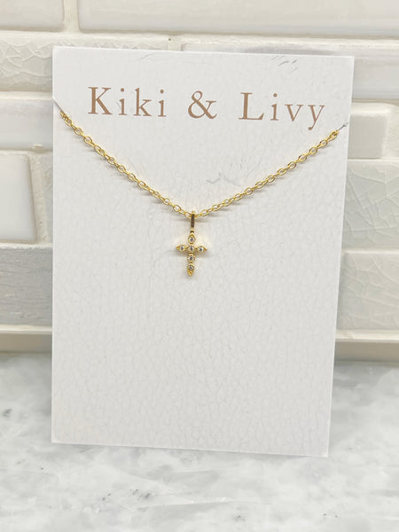Tiny Cross Necklace