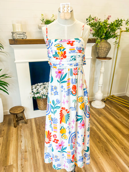 Summer Print Midi