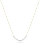 enewton 16" necklace gold-classic beaded bliss-4mm pearl