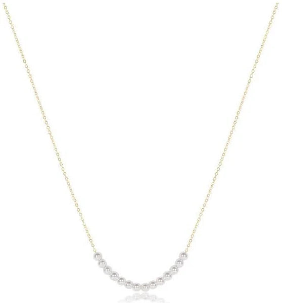 enewton 16" necklace gold-classic beaded bliss-4mm pearl