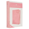 The Spiritual Growth Bible Faux Leather-Pink Floral