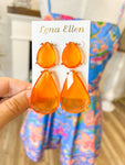 Yzma Earrings-Orange