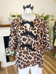 Leopard Peplum