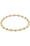 enewton dignity sincerity pattern 4mm bead bracelet-gold