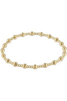 enewton dignity sincerity pattern 4mm bead bracelet-gold