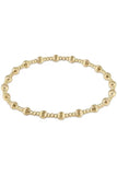 enewton dignity sincerity pattern 4mm bead bracelet-gold