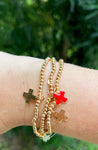 Cross Charm Stack-Red