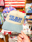 God Bless America Hat-Denim