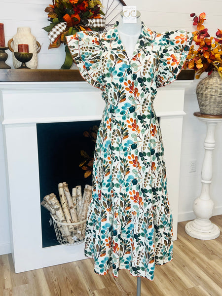 Lenora Floral Midi