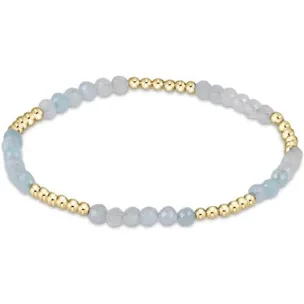 enewton blissful pattern 2.5mm bead bracelet-aquamarine