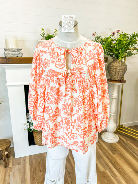 Peach Wave Top