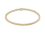 enewton classic gold 2.5mm bead bracelet