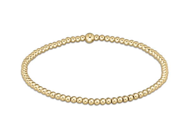enewton classic gold 2.5mm bead bracelet