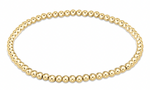 enewton extends-classic gold 3mm bead bracelet