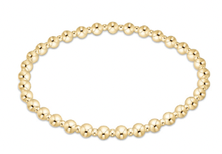 enewton extends-classic grateful pattern 4mm bead bracelet-gold
