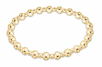 enewton extends-classic grateful pattern 5mm bead bracelet-gold