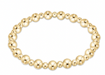 enewton extends-classic grateful pattern 6mm bead bracelet-gold