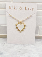 Heart Pearl Necklace