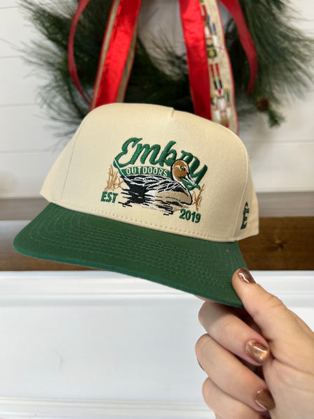 EO Hat-Sprig Green/Cream