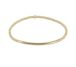 enewton classic gold 2mm bead bracelet-bliss bar gold