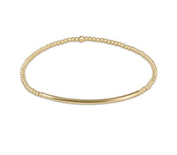 enewton classic gold 2mm bead bracelet-bliss bar gold