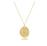 enewton 16" necklace gold-inspire gold disc