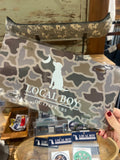 LB License Plate-Sand Camo Dog + Moon