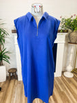 Solid Quarter Zip Dress