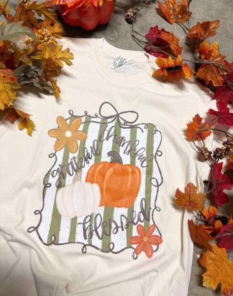 Grateful Thankful Blessed Tee