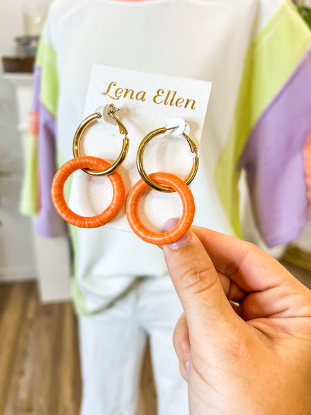 Double Hoop-Orange