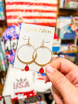 Scarlett Earrings-Red