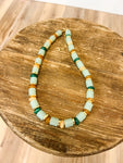 Keia Beaded Necklace-Mint