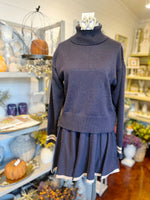 Navy Sweater Set