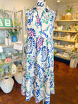 Blue Paisley Midi