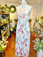 Floral Pleated Dress