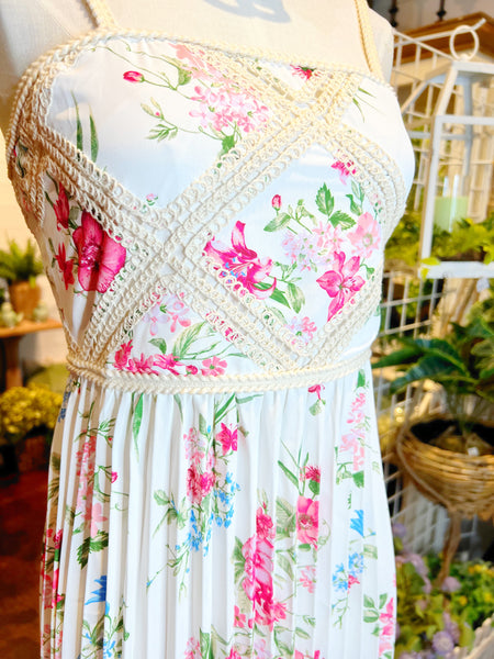 Floral Pleated Dress