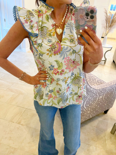 Pany Floral Top