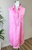 Washed Pink Dress