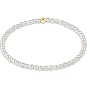 enewton egirl classic pearl 3mm bead bracelet