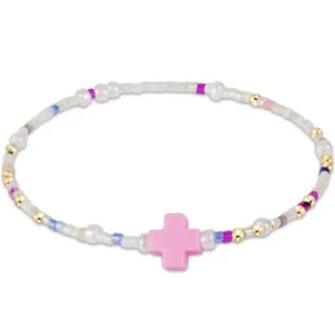 enewton egirl- hope unwritten signature cross bracelet- with sprinkles on top