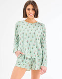 Annie Shorts Set-Cottage Stripes