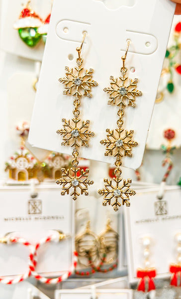 Pretty Snowflakes Earrings