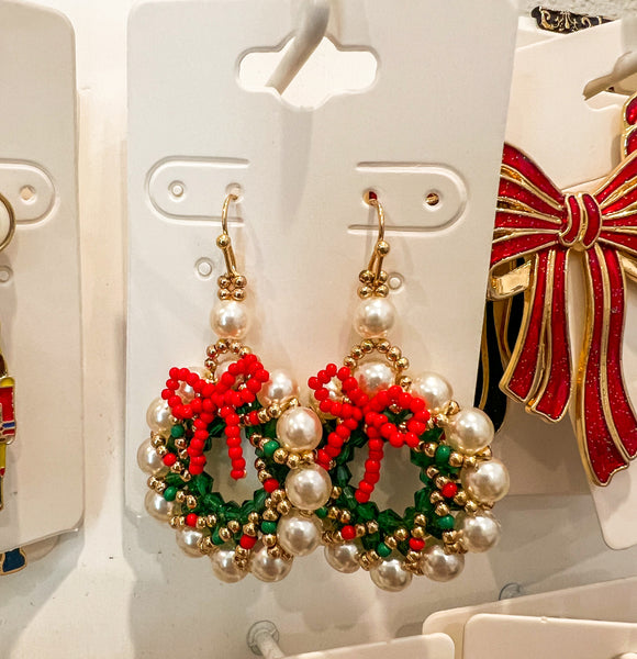 Pearly Wreath Earrings