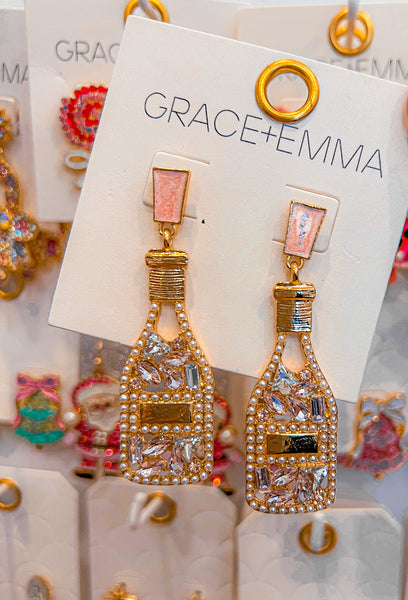 GE Pink Champagne Earrings