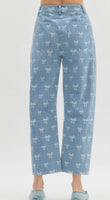 Bow Print Pants
