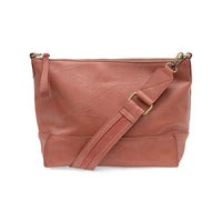 Joy Susan Clay Pink Leen Seamed Crossbody