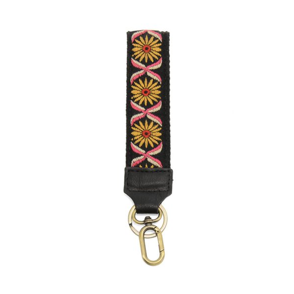 Joy Susan 1.5" Golden Daisy Easy Find Wristlet Keychain
