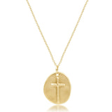 enewton 16" necklace gold-inspire gold disc