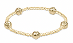 enewton admire small gold 2.5mm bead bracelet-gold